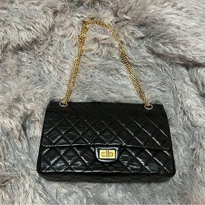 [CHANEL] 2.55 classic bag aged calfskin 226 size gold hardware